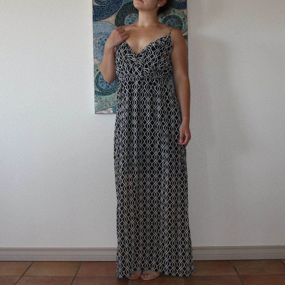 print maxi dress